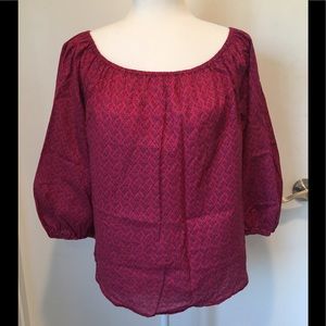 Cozy Anthropologie Relaxed Fit Blouse